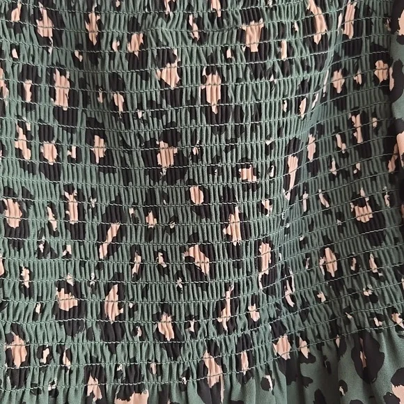 Torrid | Cami Tank/ Swing Green Leopard Top - Picture 5 of 9